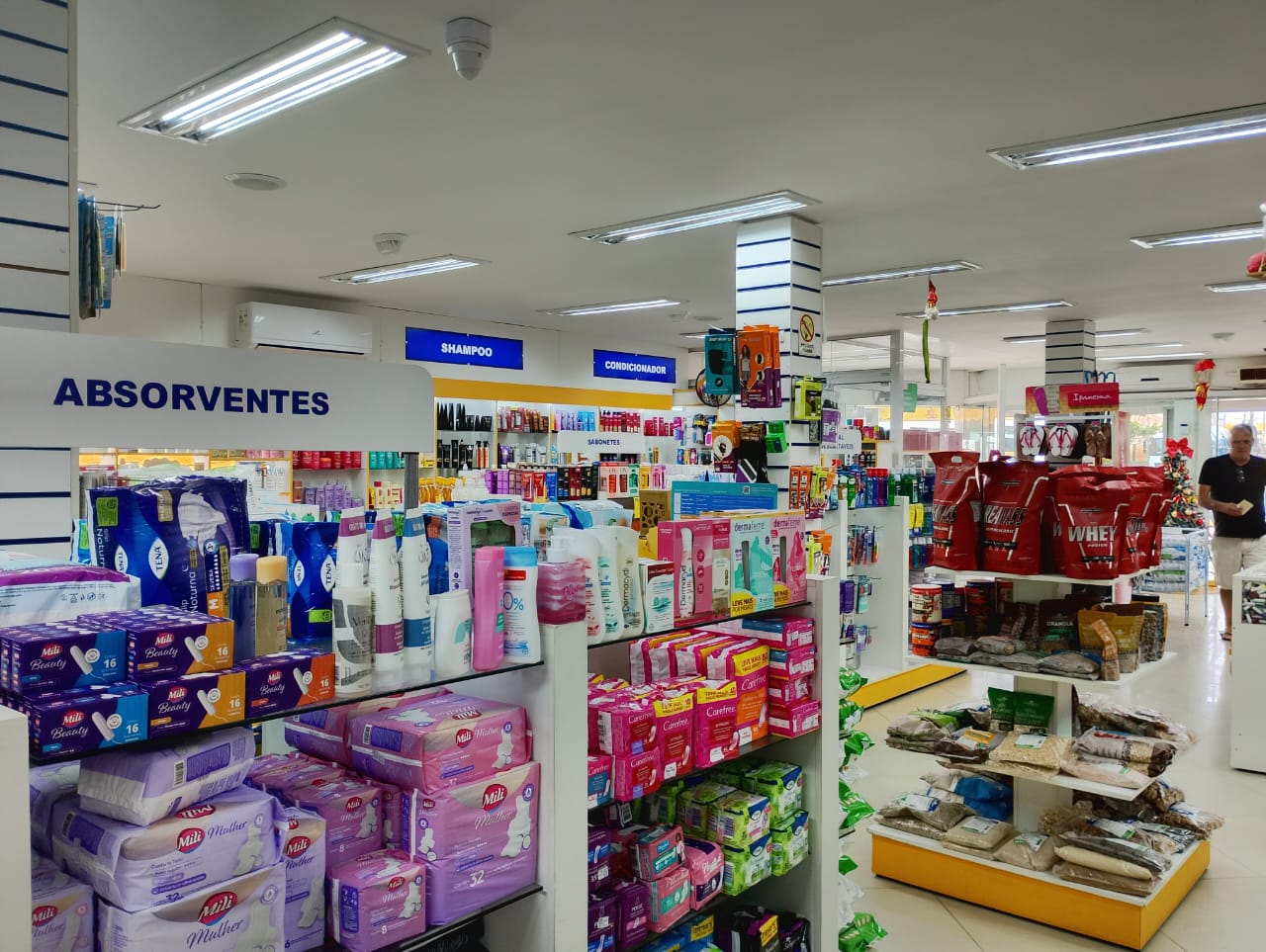 Seção de Absorventes